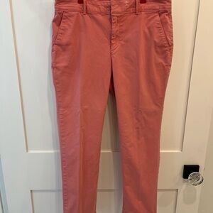 LOFT Coral Cropped Pants
